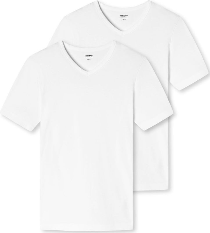 Shirts - Effen - Jersey - 2 Pack - Normale Pasvorm