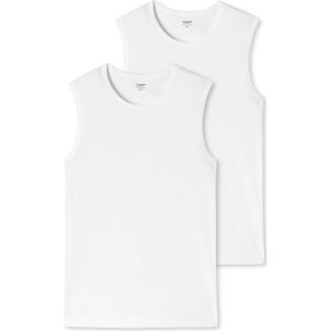 Schiesser - Uncover - Heren Tanktop - Wit - 2-Pack