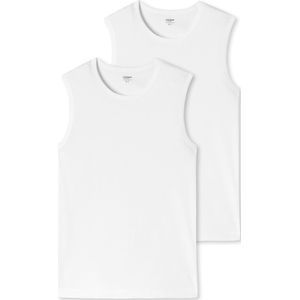 Schiesser - Uncover - Heren Tanktop - Wit - 2-Pack