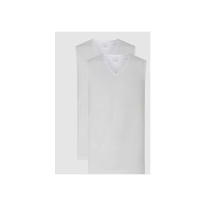 Schiesser - 173981 - Tanktop - Wit - 95% Katoen, 5% Elastaan - 2-Pack