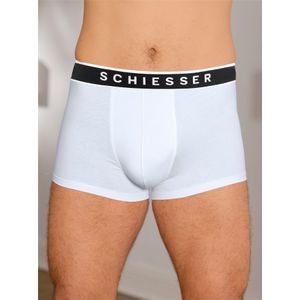 Schiesser - 173983 - Boxershort - Wit - 95% Katoen / 5% EL - 3-Pack