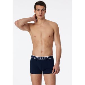 Schiesser - 173983 - Boxershorts - Donkerblauw - 95% Katoen / 5% Elastaan - 3-pack