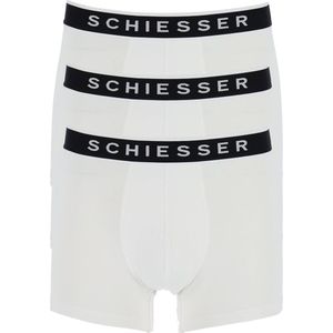 Schiesser - 173983 - Boxershort - Wit - 95% Katoen / 5% EL - 3-Pack