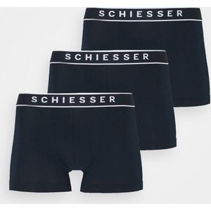Schiesser - 173983 - Boxershorts - Donkerblauw - 95% Katoen / 5% Elastaan - 3-pack