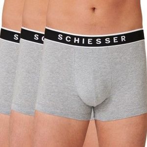 Schiesser Herren 3 PACK Boxershorts Bio Baumwolle - 95/5 Organic