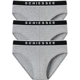 Schiesser - 173983 - Boxershorts - Grey Melange - 95% Katoen / 5% Elastaan - 3-pack