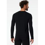 Schiesser - Heren Shirt - Lange Mouw - Wit - Biologisch Katoen