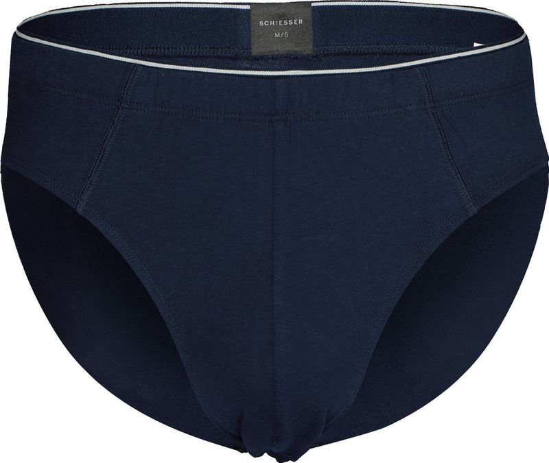SCHIESSER - 95/5 Originals - Slip - Donkerblauw - 95% Biologisch Katoen, 5% Elastaan