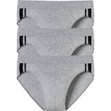 Schiesser - 173815 - Onderbroek - Grey Melange - 3-Pack Katoen