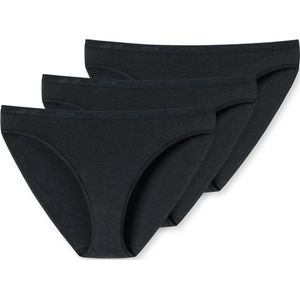 Schiesser - Uncover - Dames Onderbroek - Zwart - 3-pack