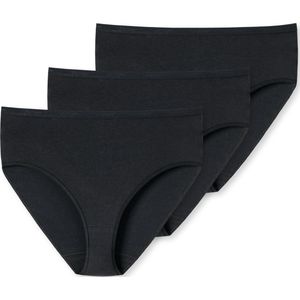 SCHIESSER - Uncover - Slips - Zwart - 3-Pack - Elastische Single Jersey