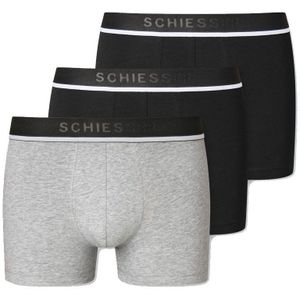 Schiesser - 173986 - Boxershort - Assorted 1 - 95% Katoen / 5% EL - 3-Pack