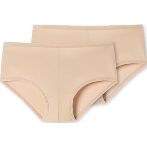 Uncover by Schiesser Stretch Light ondergoed voor dames, set van 2 stuks, 2 x zand, S