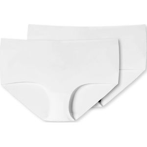 SCHIESSER - Uncover - Broekje - Wit - 2 Pack - Mid Waist
