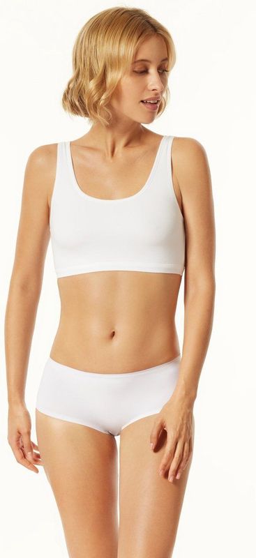 SCHIESSER - Uncover - Broekje - Wit - 2 Pack - Mid Waist