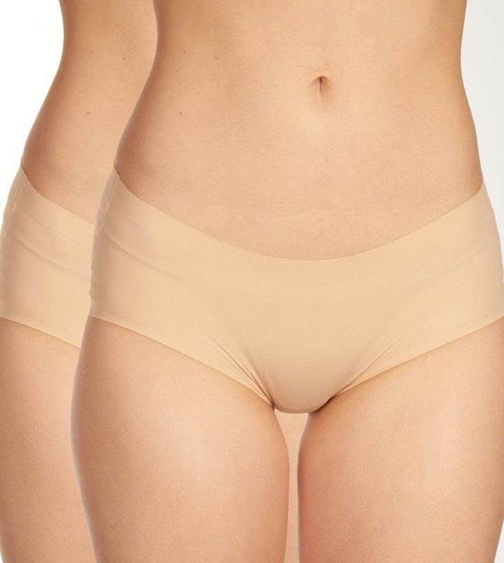 Uncover by Schiesser Set van 2 damesslips, 2 x zand