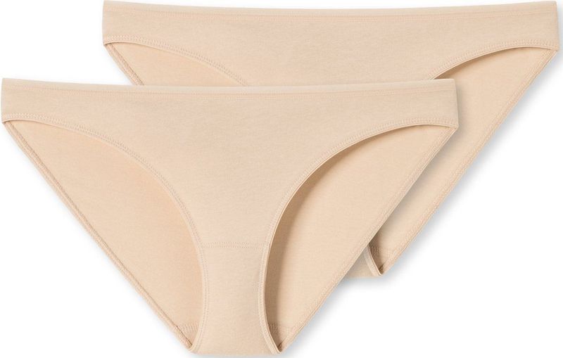 Schiesser - Minislip 95/5 - Zand - Set van 2