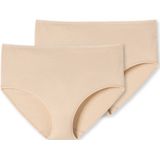 Schiesser Midislip 2er Pack 95/5 Organic Cotton (Spar-Set, 2-St) Midi Slip - Baumwolle - Besonders flache Nähte und supersofter Bund