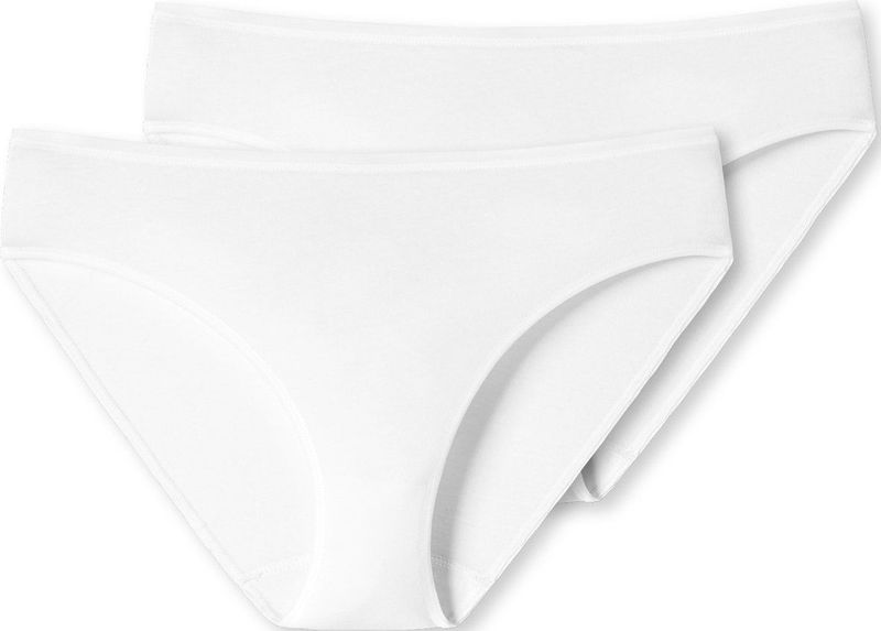 Ondergoed - 2-Pack Tai Slips - Wit - Biologisch Katoen