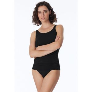 Schiesser - 174389 - Onderhemd - Black - 95% Katoen / 5% Elastaan