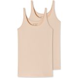 Schiesser - 174389 - Ondershirt - Sand - 95% Katoen / 5% Elastaan