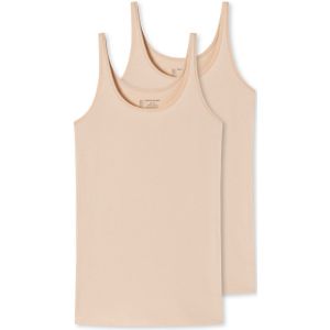 Schiesser - 174389 - Ondershirt - Sand - 95% Katoen / 5% Elastaan