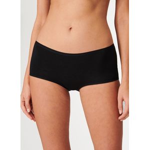 Schiesser - Dames Basic Boxershorts - 3-Pack - Zwart - 95% Organisch Katoen