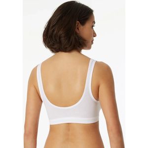 SCHIESSER 95/5 Bustier - Wit - Biologisch Katoen - 2-pack