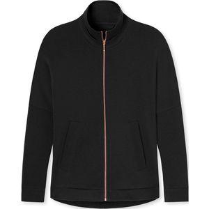 SCHIESSER - Casual Sweatvest - Koper - Elastische Sweatstof - Fijnrib-Manchetten