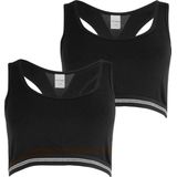 Schiesser Mädchen 2 PACK Unterwäsche Bustier - Organic Cotton - Rippe