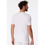 Schiesser - 95/5 - T-Shirt - Wit - 95% Katoen / 5% Elasthaan - Dubbelpack