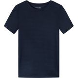 SCHIESSER Mix+Relax T-shirt - dames shirt korte mouwen modal blauw