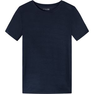 SCHIESSER Mix+Relax T-shirt - dames shirt korte mouwen modal blauw