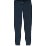 Schiesser - 175481 - Pyjamabroek - Blauw - 95% Zijde, 5% Elastaan