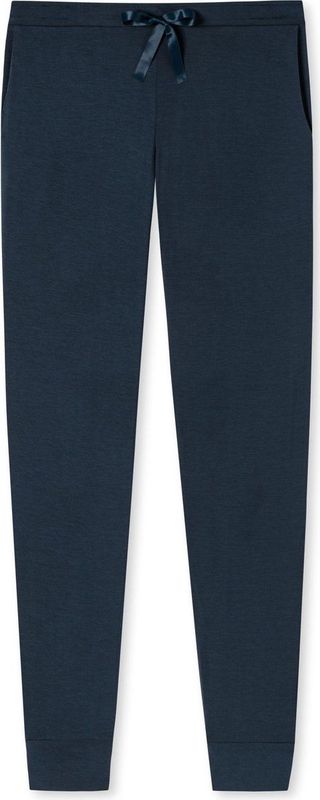 Schiesser - 175481 - Pyjamabroek - Blauw - 95% Zijde, 5% Elastaan