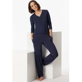 Schiesser - Mix/Relax - Pyjamabroek - Blue - Model 175482