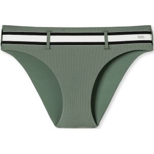 Schiesser - Bikinislip - Bikinibroekje - Zwart-Wit - Gerecycled Materiaal