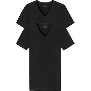 Schiesser Wandelshirt heren, zwart.