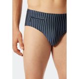 SCHIESSER Nautical Casual - Zwemslip - Tricot - Gerecycled - Stroken - Admiraal