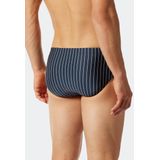 SCHIESSER Nautical Casual - Zwemslip - Tricot - Gerecycled - Stroken - Admiraal