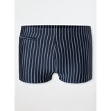 SCHIESSER - Nautical Casual - Herenzwemshort - Admiraalblauw - Met Witte Stroken - Met Koordsluiting