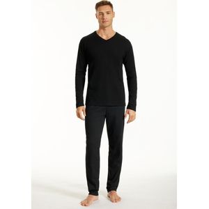 Uncover - Lange Pyjama - Zwart - Single Jersey - Heren Pyjamaset