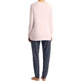 Schiesser Pyjama Lange Broek - Bleu-Rose - Uncover Serie
