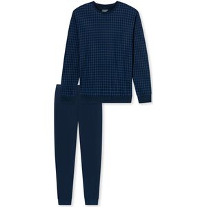 Uncover - Heren Pyjamaset - Nachtblauw - Katoen