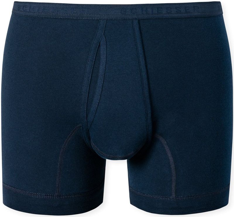 SCHIESSER Boxershort - Korte Pijp - Zwart - 100% Katoen