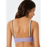 Schiesser - Bad beugel-bh - Dames - Zwart-wit gestreept - Bikinis