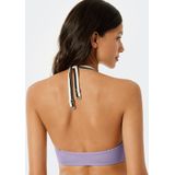 Schiesser - Bad beugel-bh - Dames - Zwart-wit gestreept - Bikinis