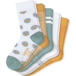 Schiesser Blume 5 Pack Meisjes Sokken - Maat 27/30