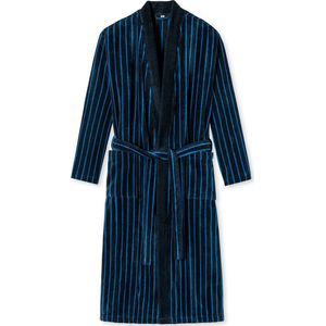 Schiesser - Essentials - Badjas - Donkerblauw - Velours