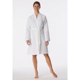 SCHIESSER Badjas - Dames Wafelpique in Wit